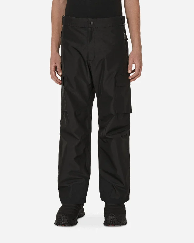 Custom Pants for Travel-Nylon Ski Trousers Black