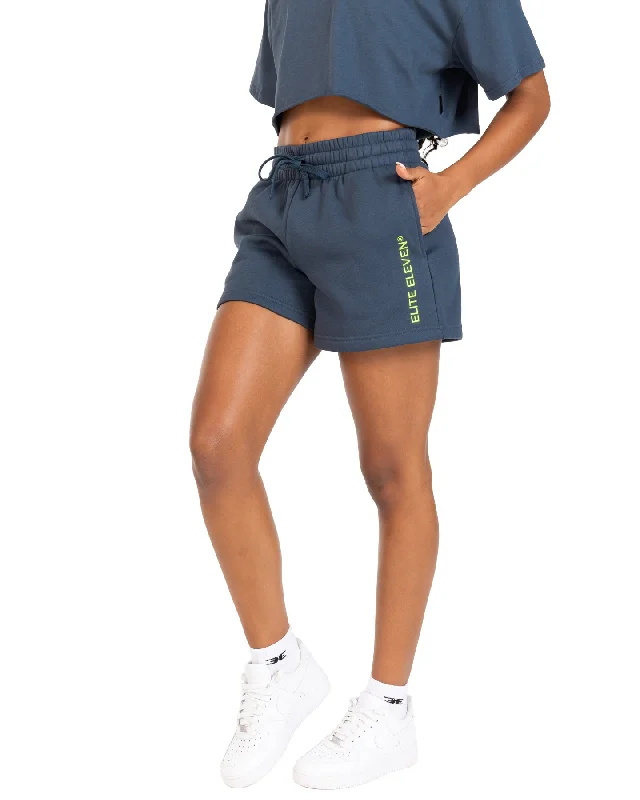 Casual Shorts for Relaxed Style-Women's Registered Shorts - Navy