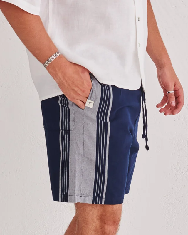 Fashion Shorts for Outdoor Adventures-Navy Classic Shorts