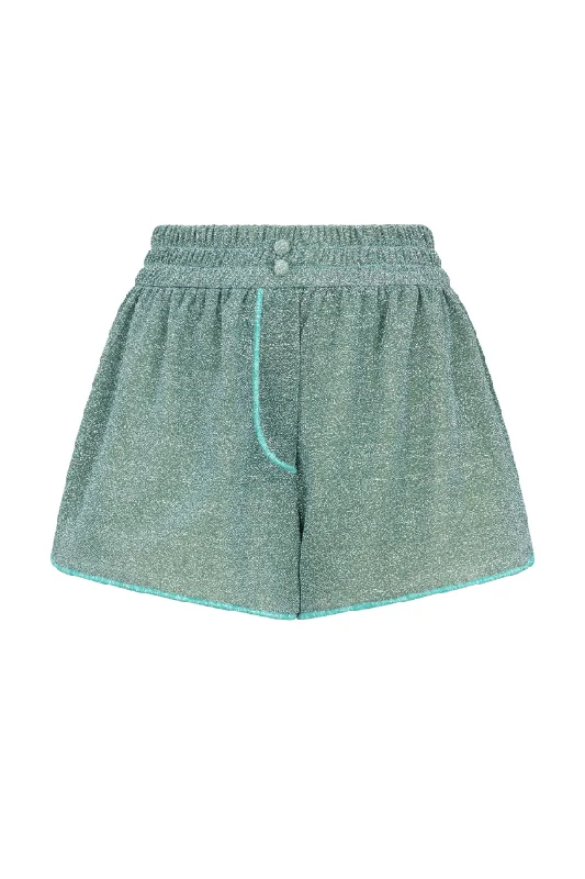 Shorts for Athletic Teams-Lumiere Shorts Aqua