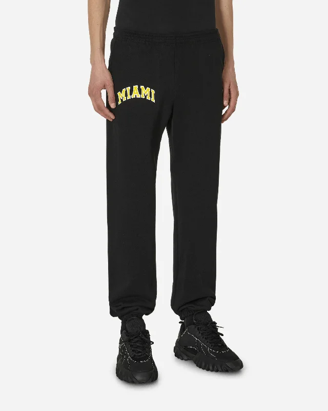 Custom Pants for Stylish Looks-Miami Sweatpants Black