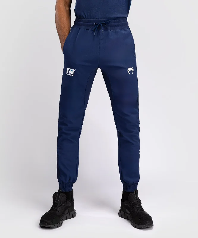 Custom Sweatpants for Women-Venum X Top Rank Original Men's Performance Joggers - Navy Blue