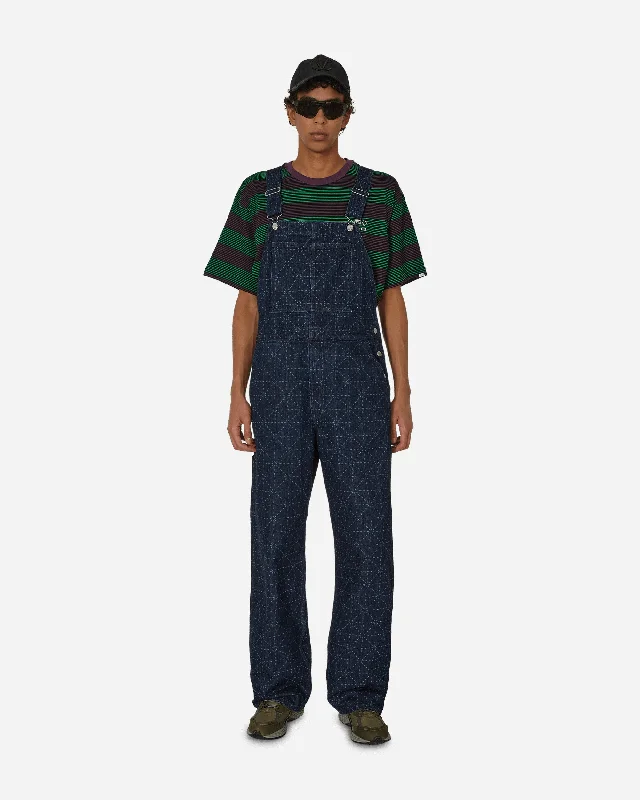 Custom Workwear Pants-Levi’s® Printed Denim Overall Rinse Blue