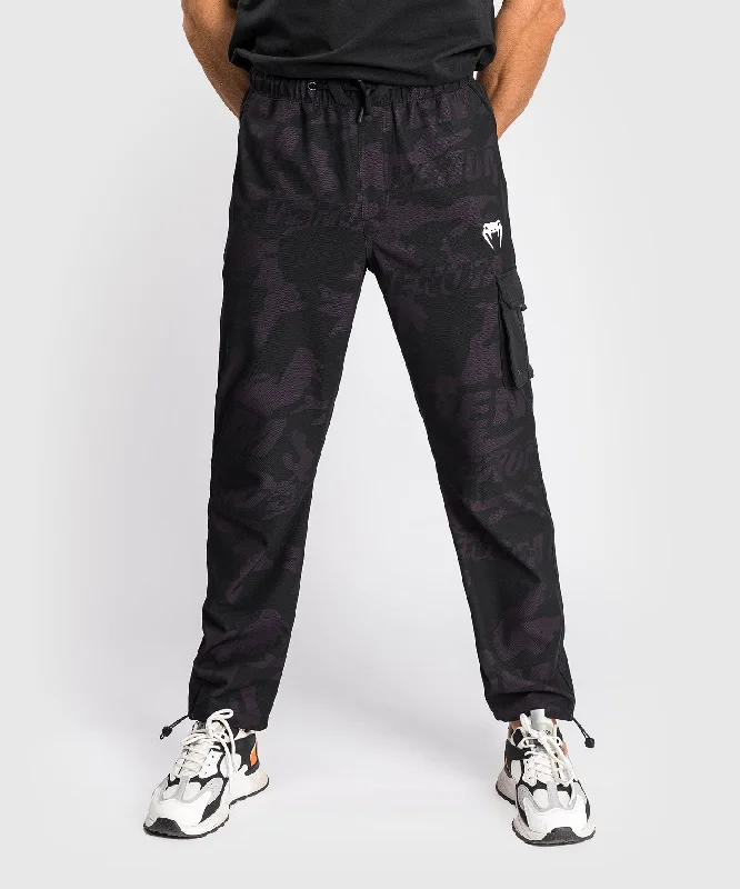 Custom Pants with Fleece Lining-Venum Trooper Men's Tracksuit Pants - Black/Purple