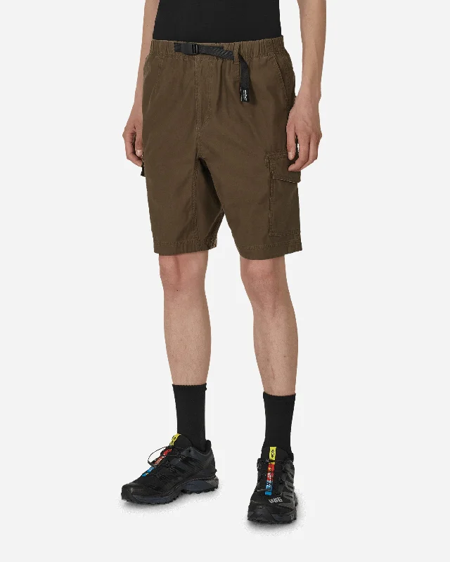 Workout Shorts for Men-Cotton Cargo Shorts Olive