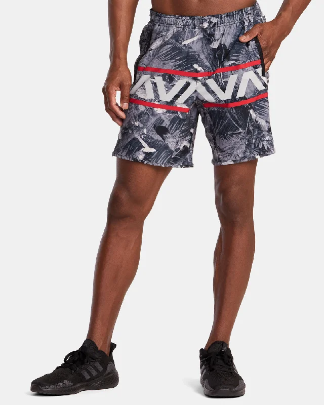 Basketball Shorts for Women-Hawaii Yogger Stretch 17" Shorts - Va Real Camo