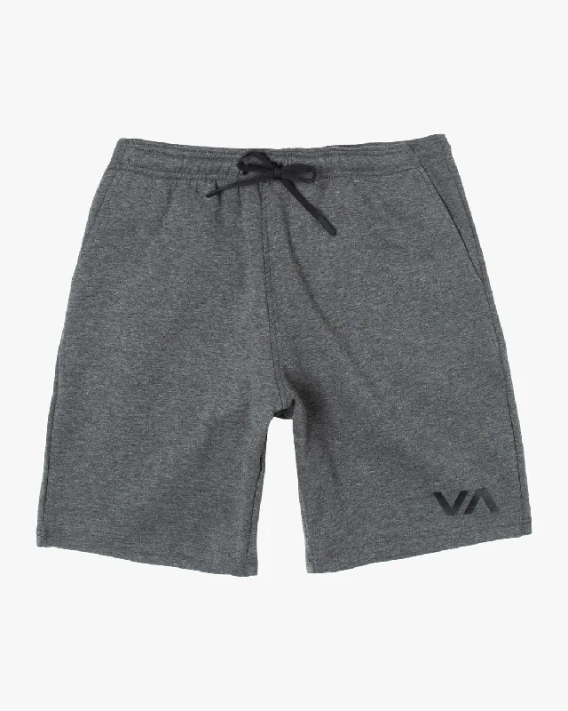 Sports Shorts with Adjustable Waistband-Sport IV 19" Shorts - Smokey Grey Heather