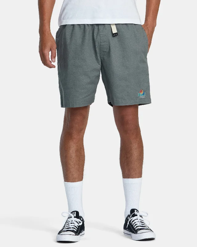 Shorts for CrossFit-Civic Range 18" Shorts - Sage Leaf