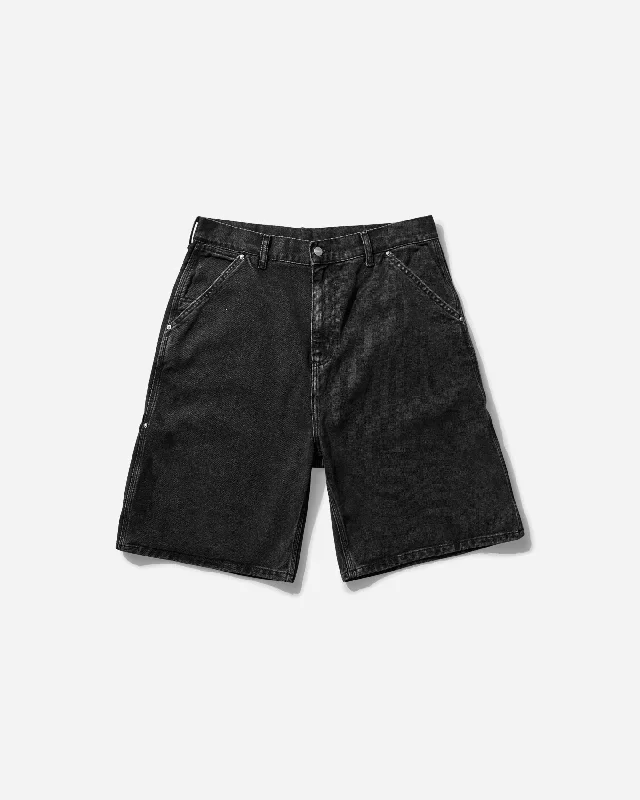 Fashionable Shorts for Women-Rivet Short Black (Stone Washed)