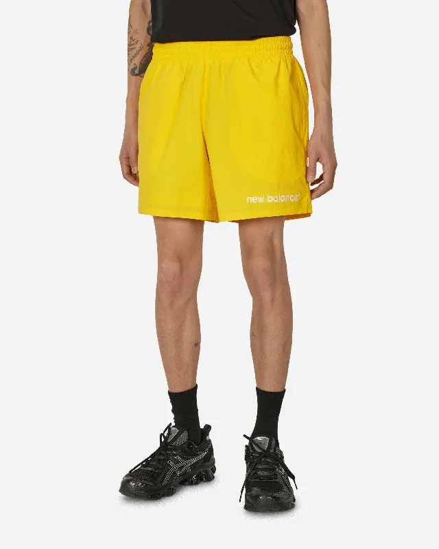 Shorts for Active Outdoor Wear-Archive Stretch Woven Shorts True Yellow