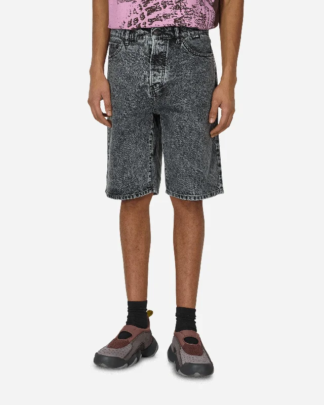 Shorts for Group Photoshoots-Loose Denim Shorts Grey