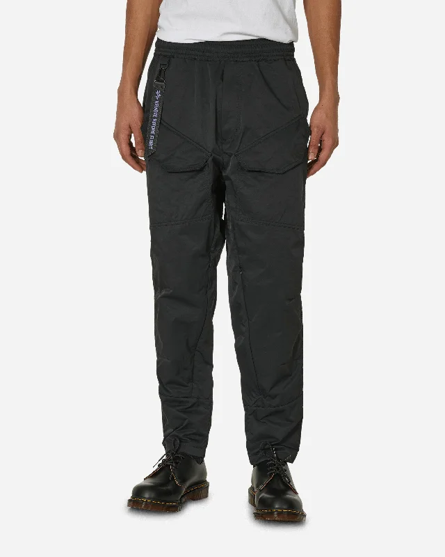 Custom Pants with Soft Cotton Fabric-UV Utility Pants Black