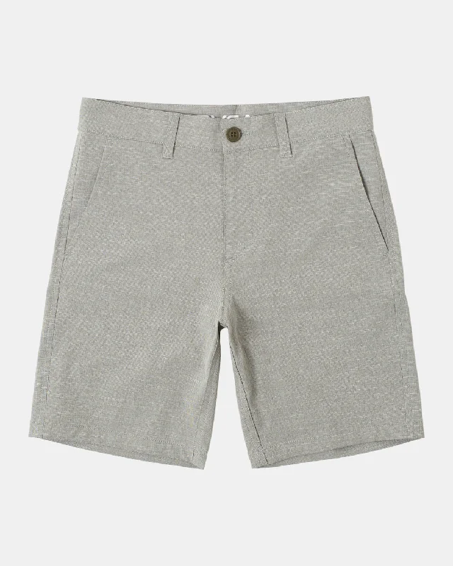 Cargo Shorts for Women-Boys Balance Hybrid 17" Boardshorts - Olive