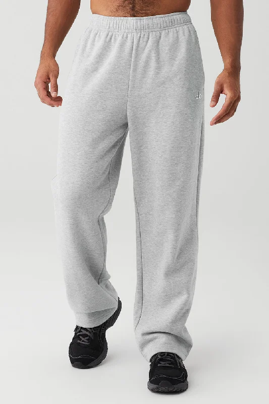 Custom Pants for School Uniforms-Accolade Straight Leg Sweatpant - Athletic Heather Grey