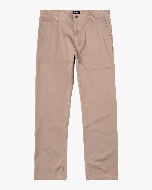 Custom Pants for Sun Protection-Weekend Stretch Chino Pants - Dark Khaki