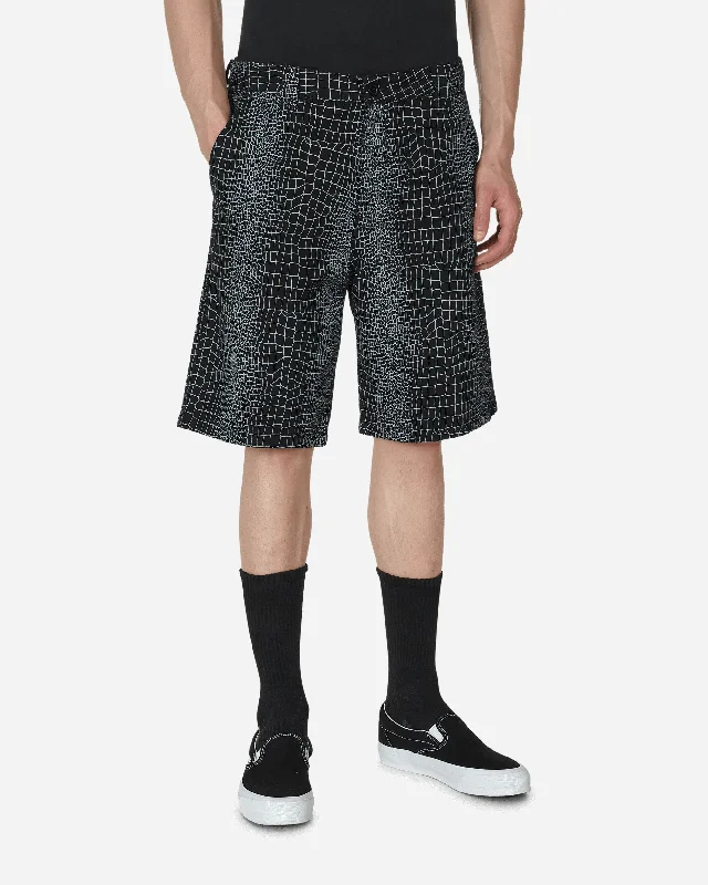 Shorts for Casual Summer Outfits-Crocodile Shorts Black