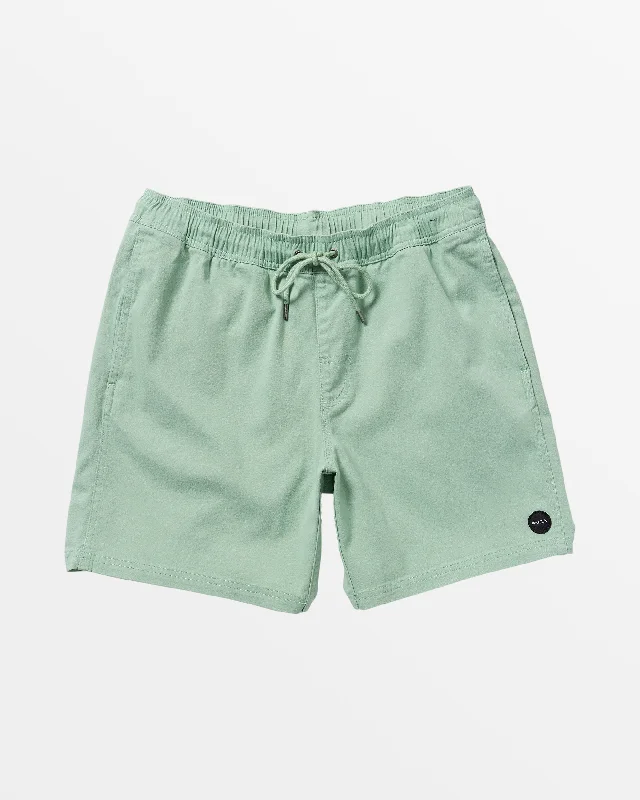 Shorts for Custom Logo Printing-Escape Print 17" Shorts - Granite Green