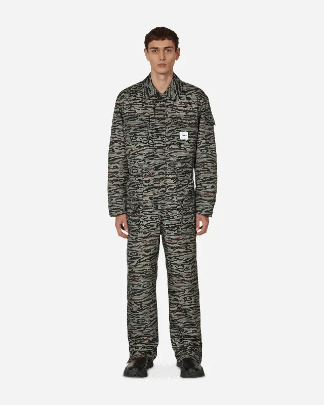 Custom Pants for Work-Woolrich Cargo Overall Green