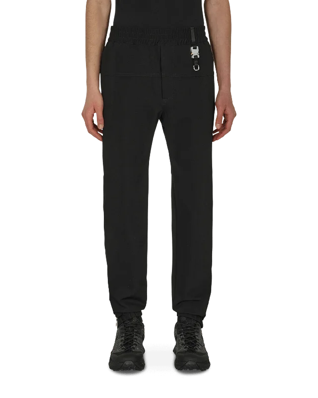 Custom Workwear Pants-Buckle Track Pants Black