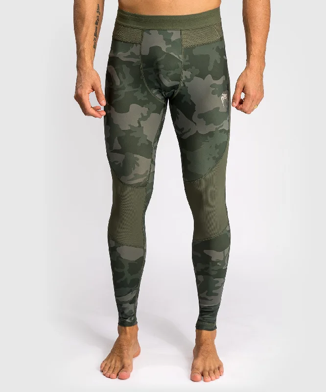 Custom Pants with Band Logos-Venum G-Fit Air Men's Spats - Army Camo