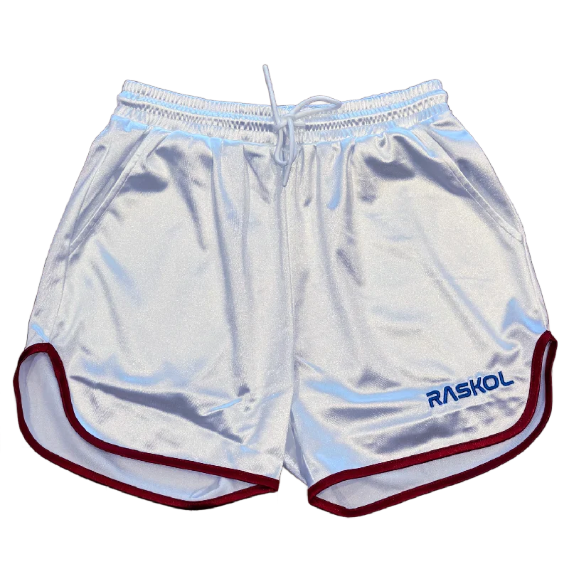 Custom Logo Shorts-RASKOL PEARL SILK SHORTS (LIMITED EDITION)