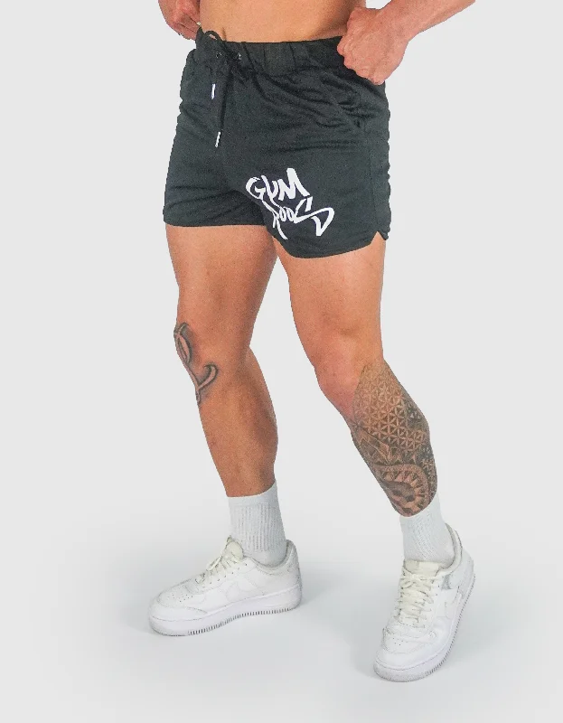 Custom Team Shorts-Script Shorts - Black