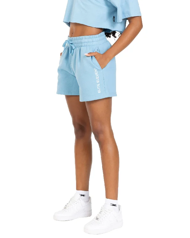 Hiking Shorts with Pockets for Men-Women's Registered Shorts - Light Blue