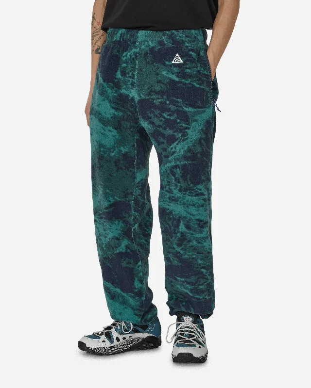 Custom Pants with Stretchable Fabric-ACG Wolf Tree All-Over Print Trousers Bicoastal / Thunder Blue