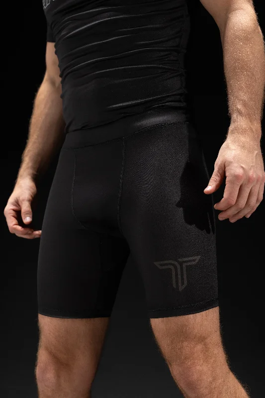 Board Shorts for Men-Blackout Essential Compression Shorts