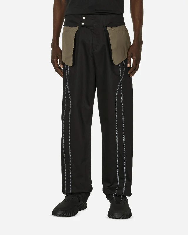 Custom Pants for Beach Days-Binate Trousers Black