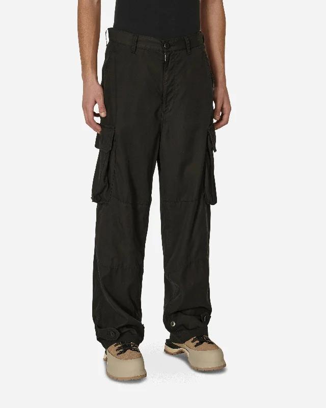 Custom Pants for Factory Workers-Cargo Pants Black