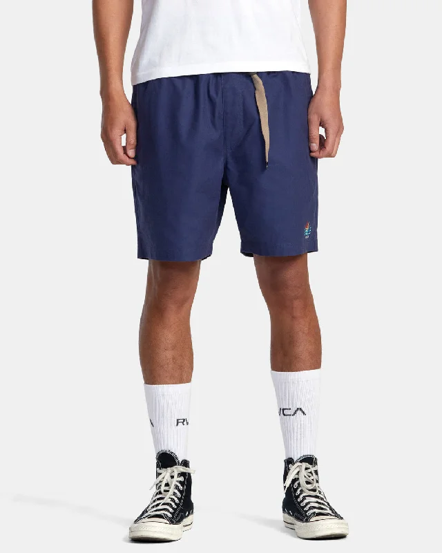 Athletic Shorts with Custom Prints-Civic Range 18" Shorts - Ocean Navy