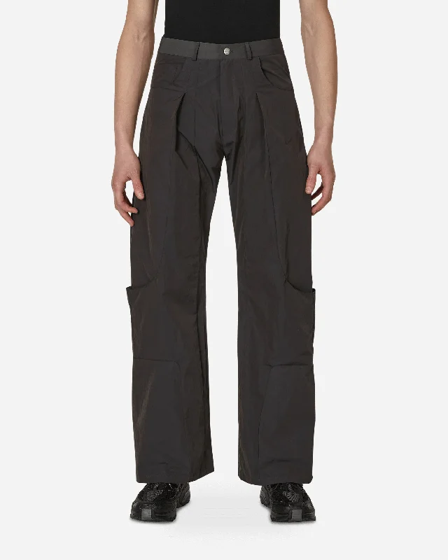 Custom Pants with Zippered Pockets-Milo Cargo Pants Grey