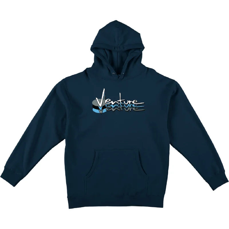 Custom Hoodies for College Students-VENTURE TRUCKS '92 REPEAT HOODIE DEEP NAVY