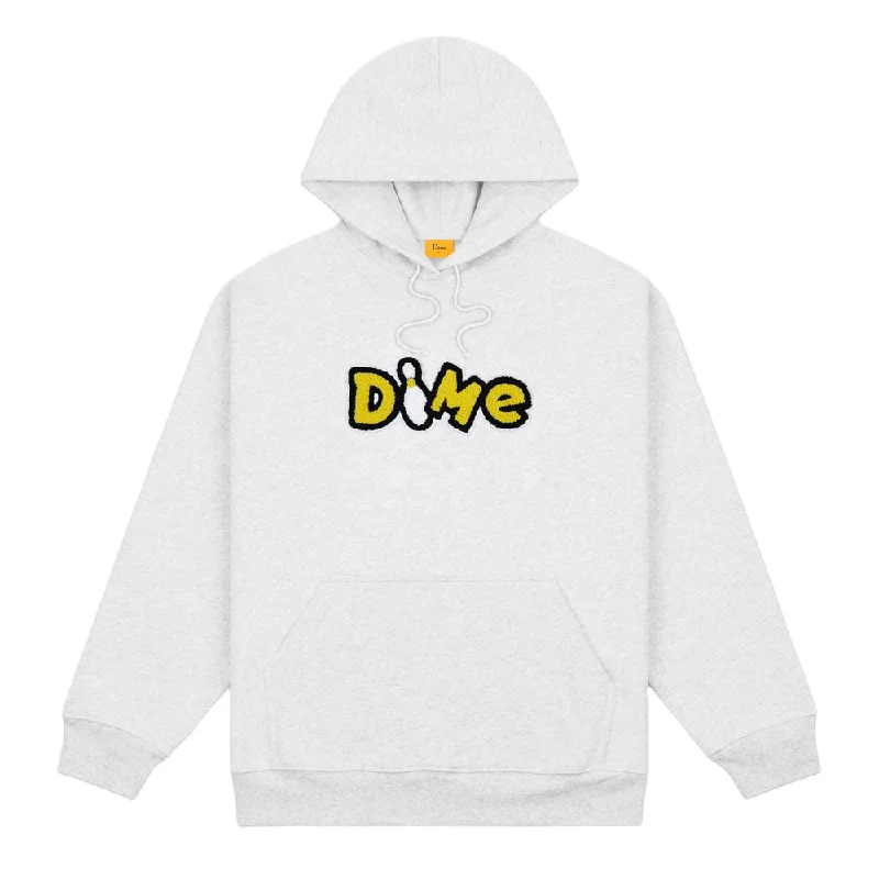 Custom Hoodies for Sports Training-DIME MTL MUNSON HOODIE ASH GREY