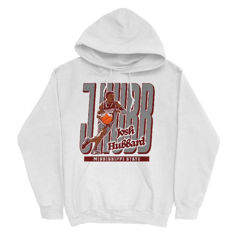 Custom Hoodies for Charity Drives-EXCLUSIVE RELEASE: J Hubb Cartoon White Hoodie