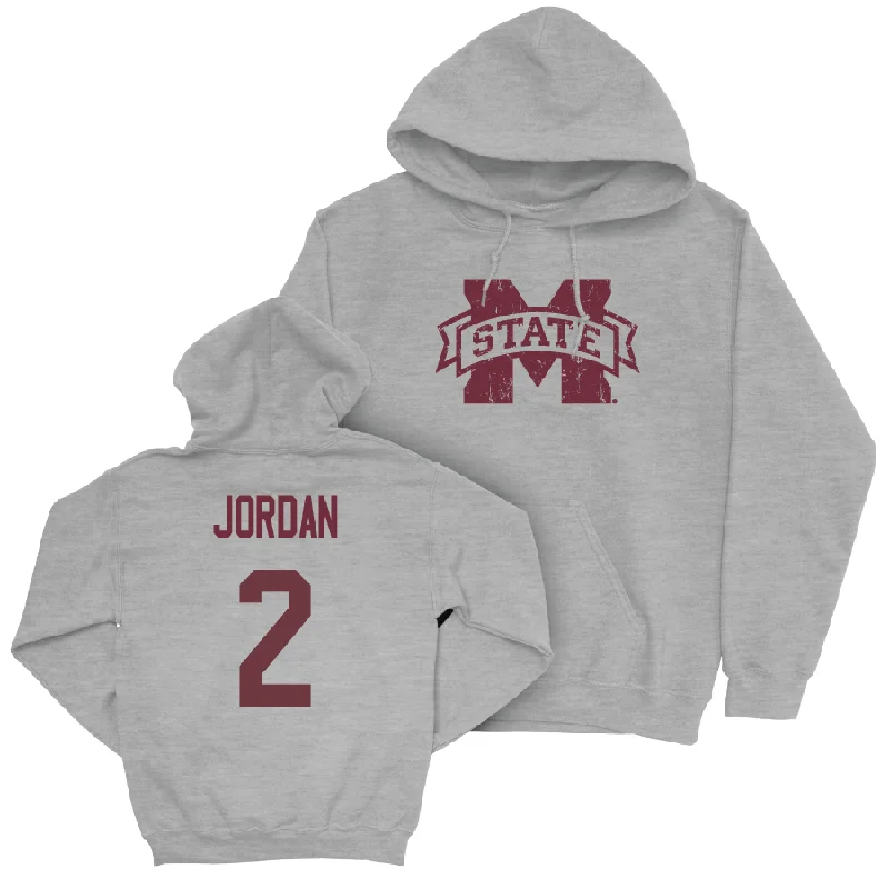 Custom Hoodies for Fitness Apparel-Sport Grey Women's Basketball Classic Hoodie - Jerkaila Jordan