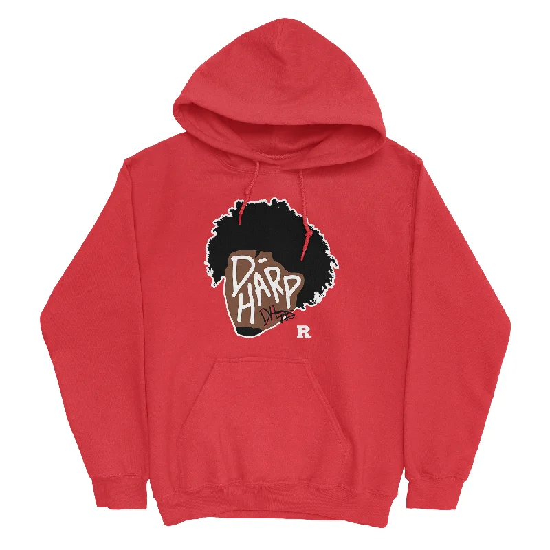 Custom Hoodies for High School Reunions-EXCLUSIVE RELEASE: Dylan Harper Cartoon Red Hoodie