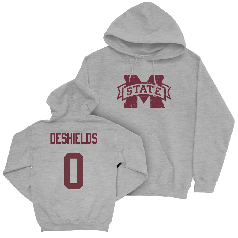 Custom Hoodies for Team Bonding-Sport Grey Women's Basketball Classic Hoodie - Denim DeShields