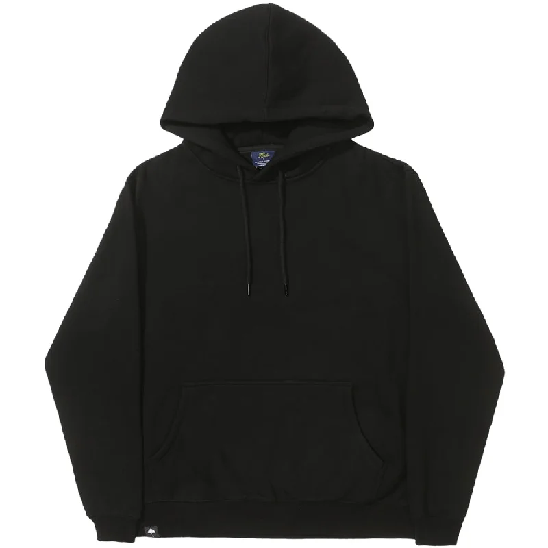 Custom Hoodies for Alumni-HÉLAS FLUFF HOODIE // BLACK