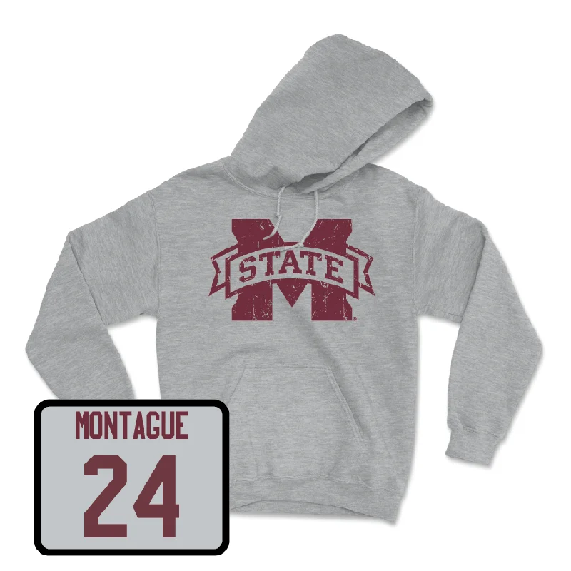 Custom Hoodies for Fashionable Looks-Sport Grey Women's Basketball Classic Hoodie - Quanirah Montague