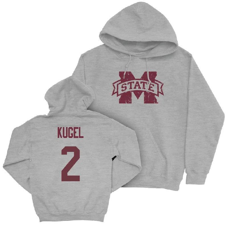 Custom Hoodies for Trendy Outfits-Sport Grey Men's Basketball Classic Hoodie  - Riley Kugel