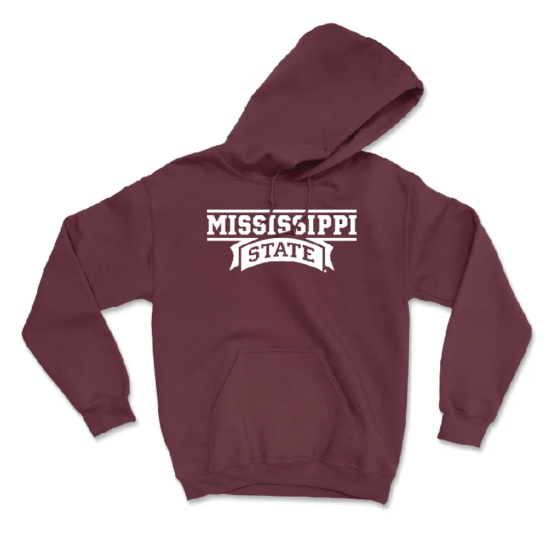 Custom Hoodies for Long-lasting Comfort-Maroon Men's Basketball Team Hoodie - Cameron Matthews