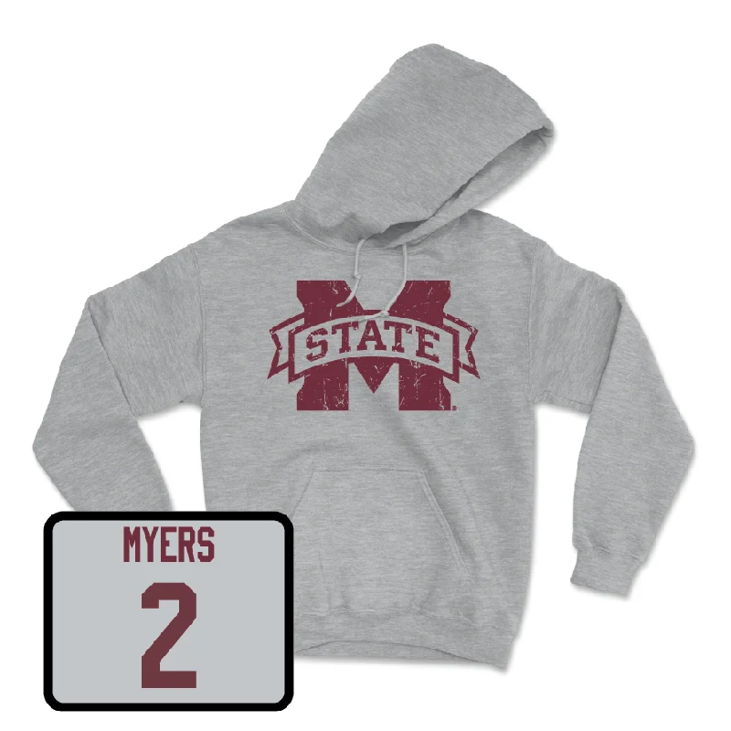 Custom Hoodies with Personalization Options-Sport Grey Men's Basketball Classic Hoodie - Adrian Myers