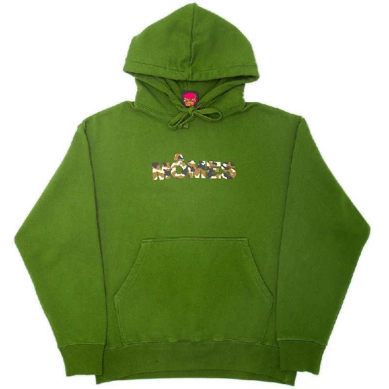 Custom Hoodies for Marketing Campaigns-MÔMES CAMO HOODIE // GREEN