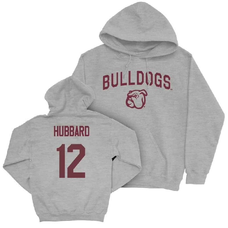 Custom Hoodies with Soft Shell Fabric-Sport Grey Men's Basketball Bulldogs Hoodie - Josh Hubbard