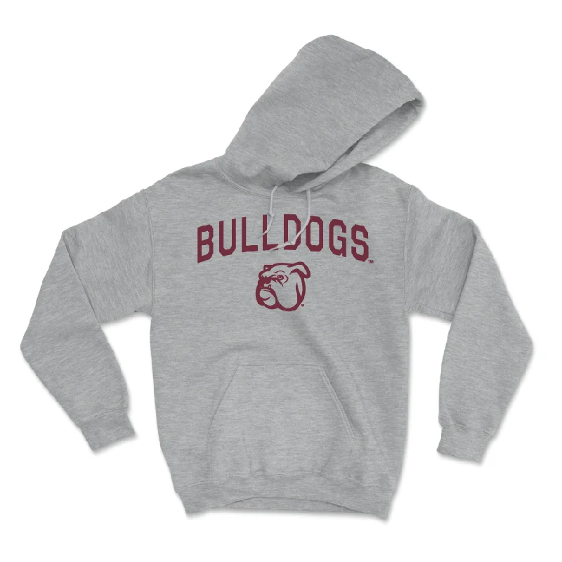 Custom Hoodies for Fitness Gear-Sport Grey Men's Basketball Bulldogs Hoodie - Cameron Matthews