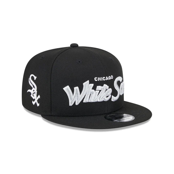 Custom Hats for Trendy Men’s Fashion-New Era Chicago White Sox Wordmark 9FIFTY Snapback Hat