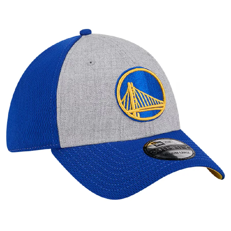 Custom Hats for Street Style-New Era Golden State Warriors Throwback 39THIRTY Stretch Fit Hat