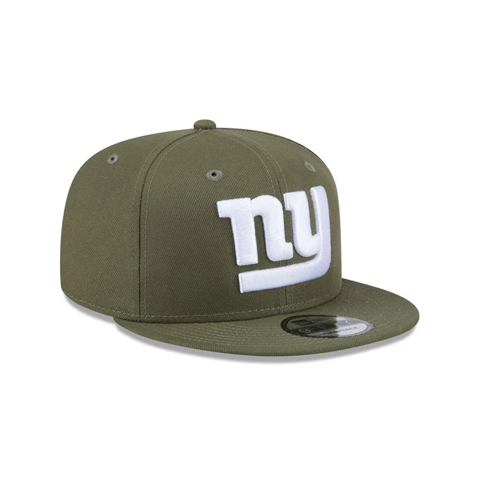 Custom Hats with Artistic Touches-New Era Men's New York Giants 9FIFTY Snapback Hat-Olive Green